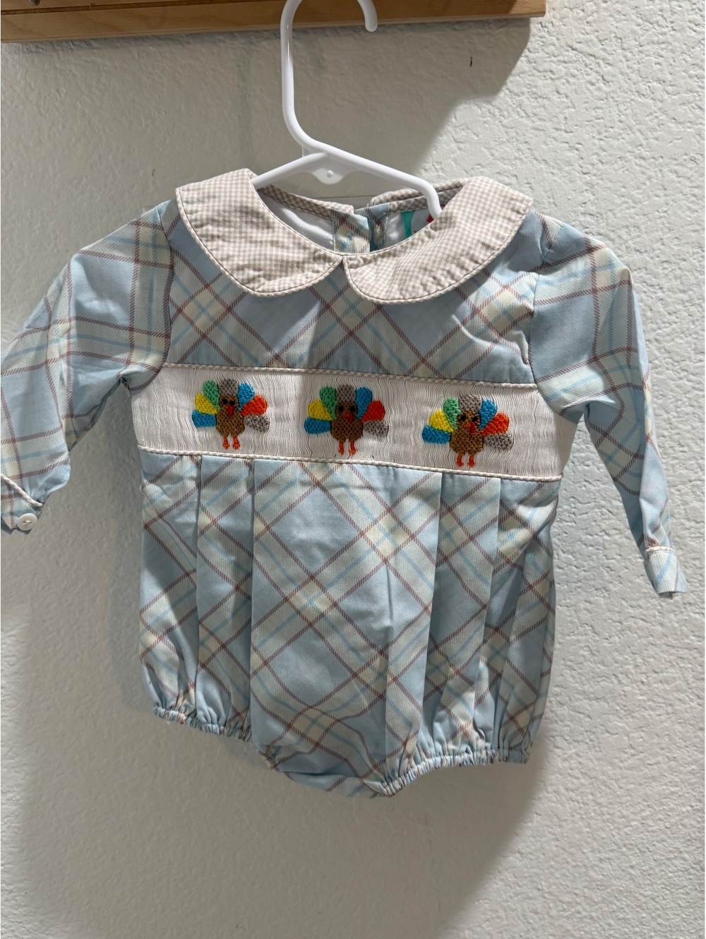 Smocked Turkey Jumper